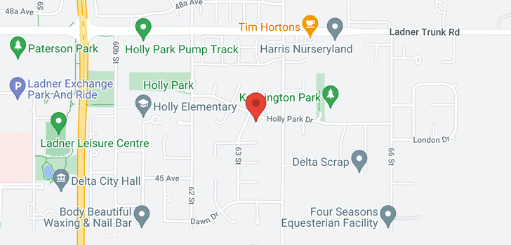 map of 6340 HOLLY PARK DRIVE
